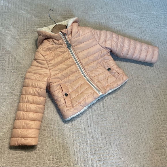 Michael Kors Faux-Fur-Lined Hooded Insulated Puffer Jacket Size 3T - Picture 2 of 14